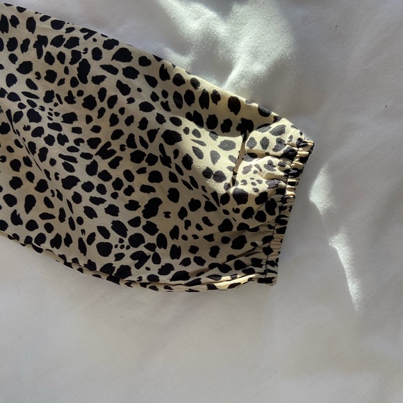 cropped animal print shirt - Picture 4 of 5